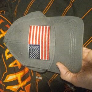 Nwt American Flag hook and loop hat